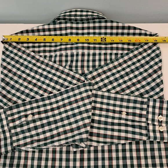 Original Penguin men's medium classic fit long sleeve button down plaid shirt - Picture 11 of 11